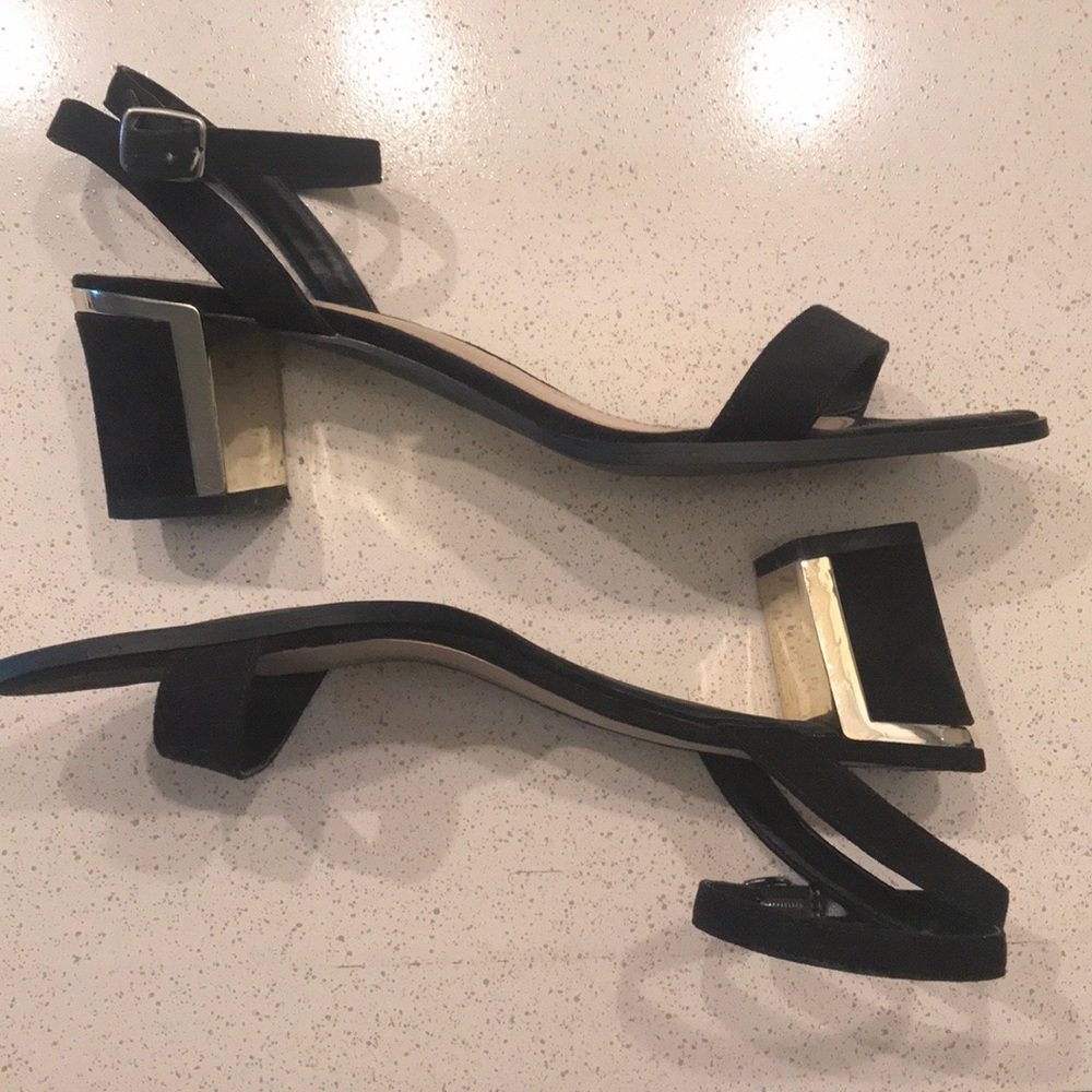 Forever21 Black Strappy Heels